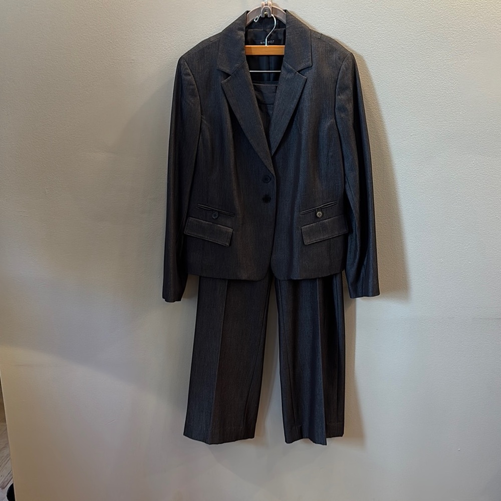 Classic Black/Dark Grey Women's Suit